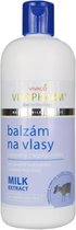 VIVAPHARM® Haarbalsem met Geitenmelk Extracten - 400 ml - Natuurlijke extracten en provitamine B5 helpen beschadigd haar te herstellen - verbeteren flexibiliteit -  geeft het haar