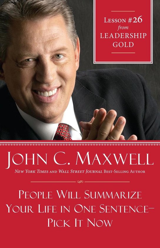 People Will Summarize Your Life in One Sentence-Pick It Now - cover