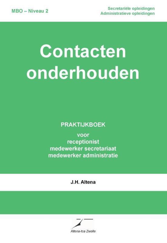Contacten onderhouden Niveau 2