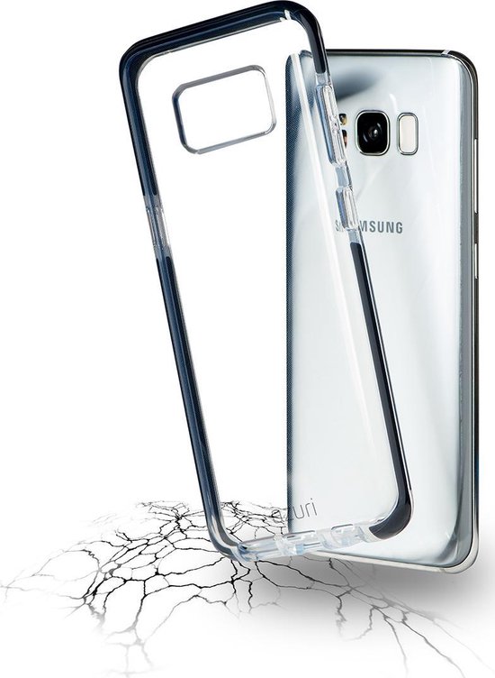 Azuri flexible bumpercover - zwart - voor Samsung Galaxy S8