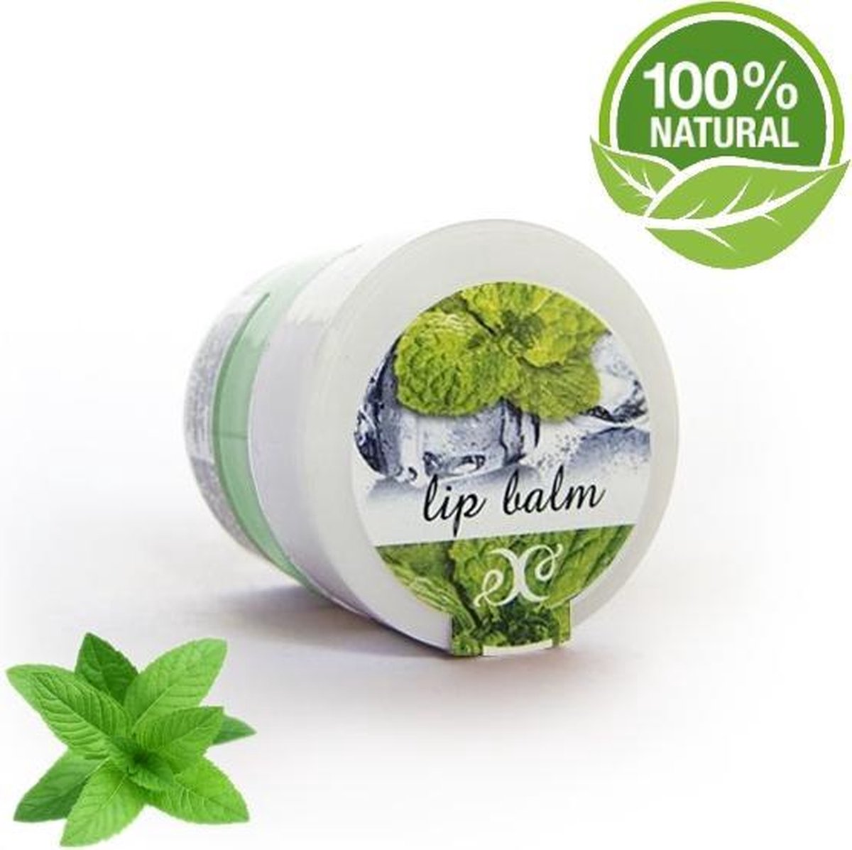 Lippen Balsem Mint 100% Natural - Hydrateert, Voedt & Verzorgt - 30ml