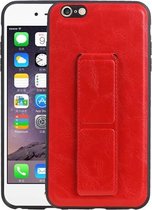 Grip Stand Hardcase Backcover voor iPhone 6 Plus Rood