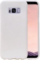 BestCases.nl Wit Zand TPU back case cover hoesje voor Samsung Galaxy S8+ Plus