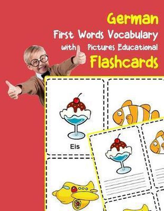 Flashcards for Toddlers German First Words Vocabulary with Pictures