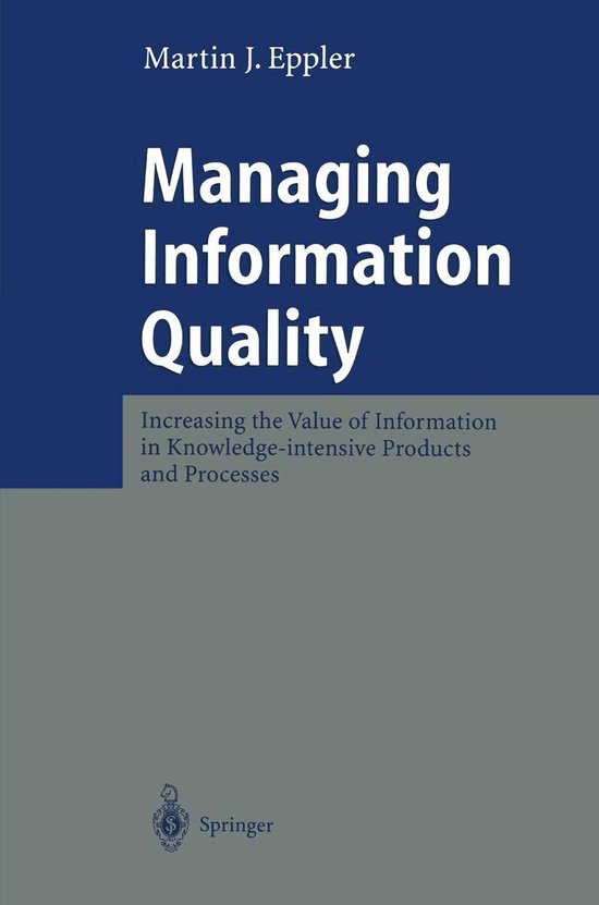 Business and Management (R0) - Managing Information Quality - cover