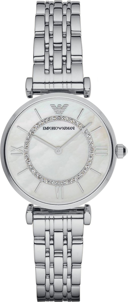 Emporio Armani AR1908 Dameshorloge 32 mm - Zilverkleurig