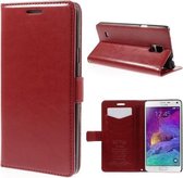 KDS Wallet case hoesje Samsung Galaxy Mega 6.3 rood