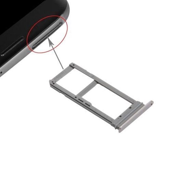 Support de carte SIM / plateau SIM adapté pour Samsung Galaxy S7 Edge Goud  | bol