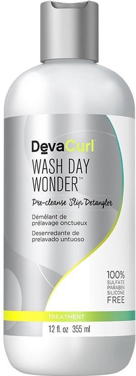DevaCurl WASH DAY WONDER Pre-Cleanse Slip Detangler for ALL CURL TYPES