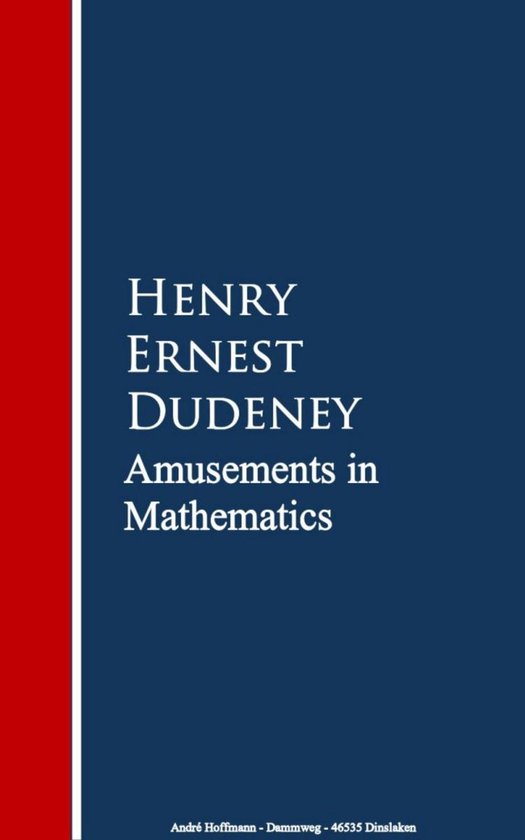 Amusements in Mathematics - cover