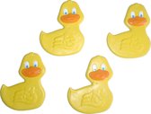 Papillon - Mini badmat eendjes antislip - set van 4