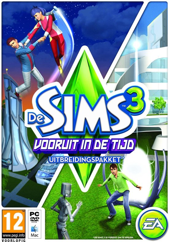 De Sims 3: Vooruit In De Tijd - Uitbreidingspakket - Windows & Mac