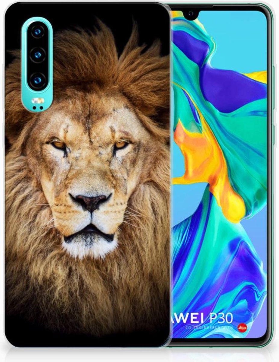 Huawei P30 TPU Hoesje Leeuw