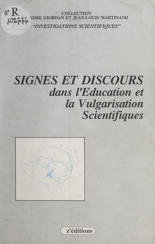 Signes et discours dans l'éducation et la vulgarisation sci ... - cover