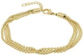 iXXXi Jewelry Enkelbandje Snake Ball Slim goudkleurig 23-27cm