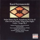 Karol Szymanowski: Stabat Mater; Symphony No. 3; Lieder