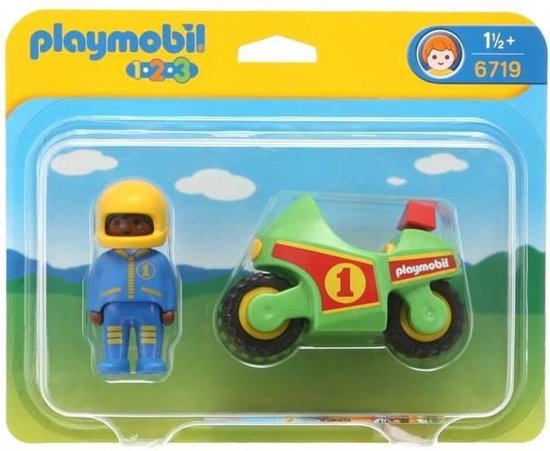 Playmobil 123 Motorfiets 6719 bol.com