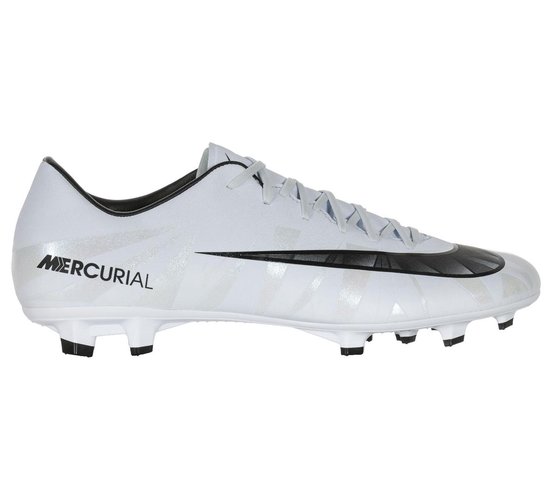 Nike Mercurial Victory VI CR7 FG Voetbalschoenen - Maat 44.5 - Mannen - wit/ zwart | bol.com