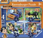 Ravensburger Rusty Rivets 4in1box puzzel - 12+16+20+24 stukjes - kinderpuzzel
