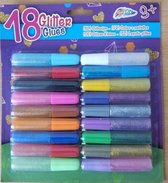 Glitterlijm 18 Kleuren