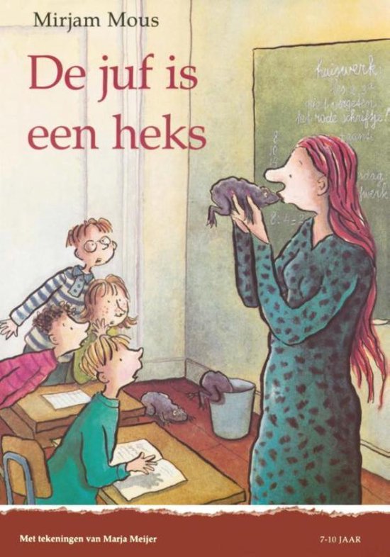 De juf is een heks - cover