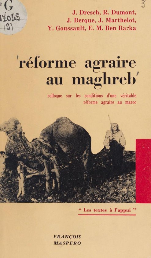 Réforme agraire au Maghreb - cover