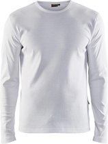 Blåkläder 3314-1032 T-shirt lange mouwen Wit maat XS
