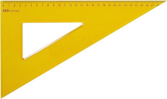 driehoek Aristo 32cm 60° GEOContrast oranje AR-22632 - Aristo