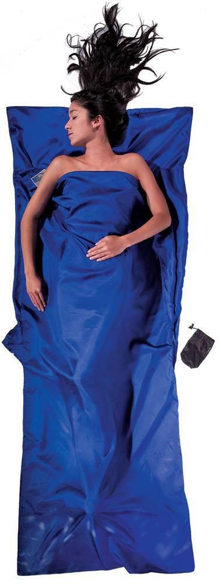 Cocoon TravelSheet inlet silk bruin — afbeelding 2