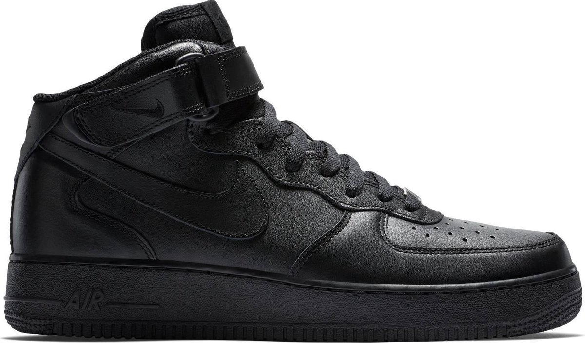 Nike Air Force 1 Mid '07 - Sneakers - Zwart - Heren - Maat 42.5 | bol.com