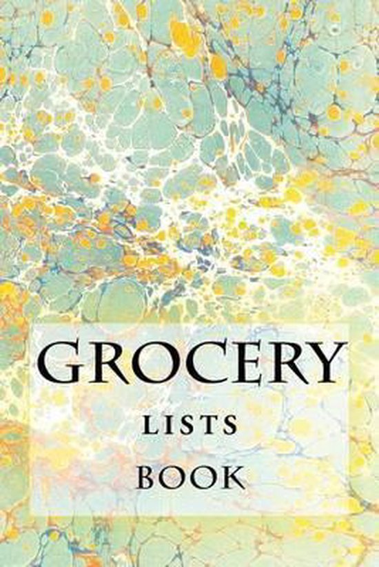 Turn Your Life Into a Book- Grocery Lists Book - cover