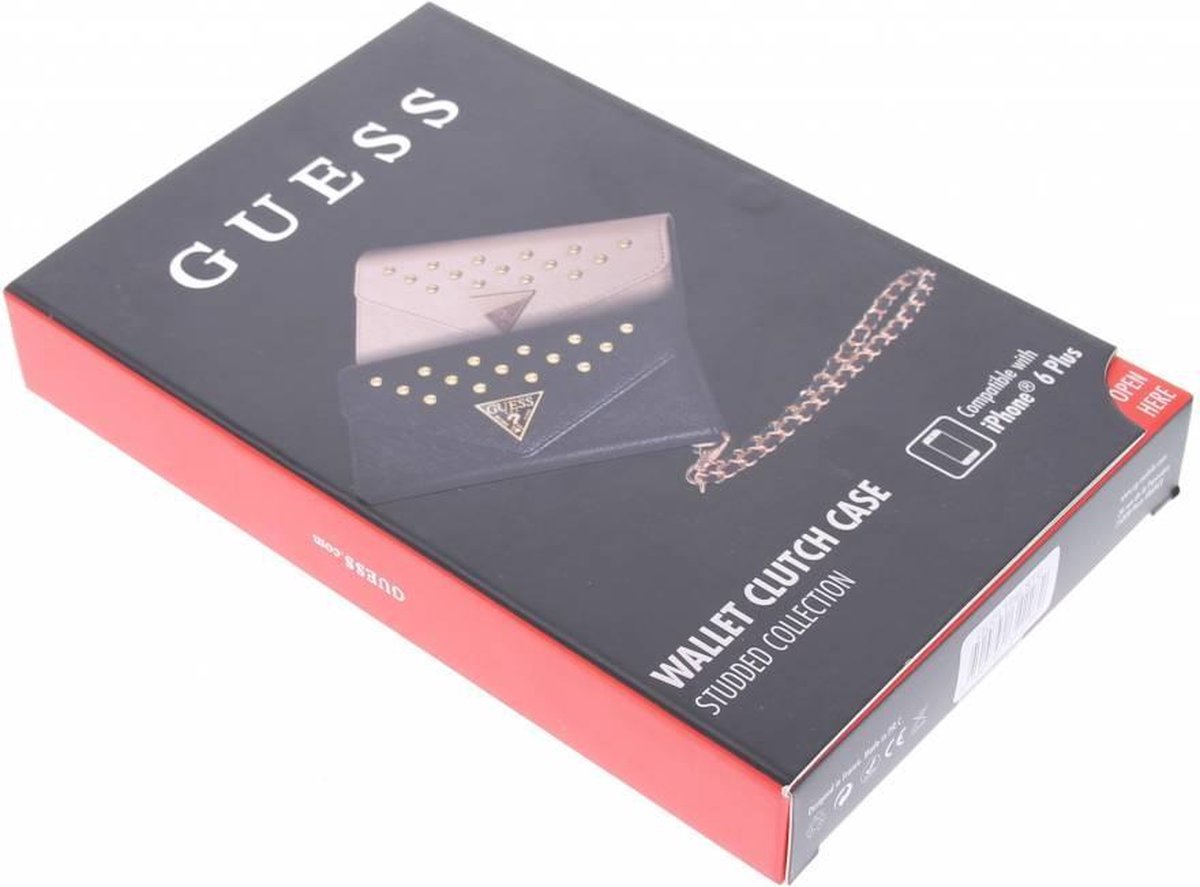 iPhone 6s Plus/6 Plus hoesje - Guess - Zilver - Kunstleer