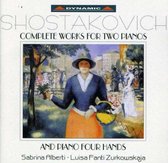 Luisa Fanti Zurkowskaja & Sabrina Alberti - Shostakovich: Complete Works For Two Pianos And Piano For Four Hands (CD)