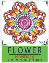 Flower Mandala Coloring Books Volume 2