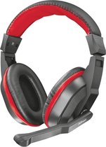 Trust 21953 hoofdtelefoon/headset Hoofdband Zwart, Rood
