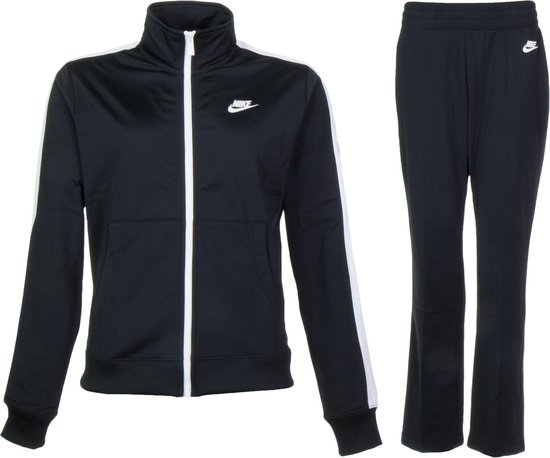 bol.com | Nike Sportswear Trainingspak Dames Trainingspak - Maat M -  Vrouwen - zwart/wit