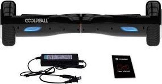 CoolReall hoverboard met gratis draagtas - 6,5 inch - zwart | bol.com