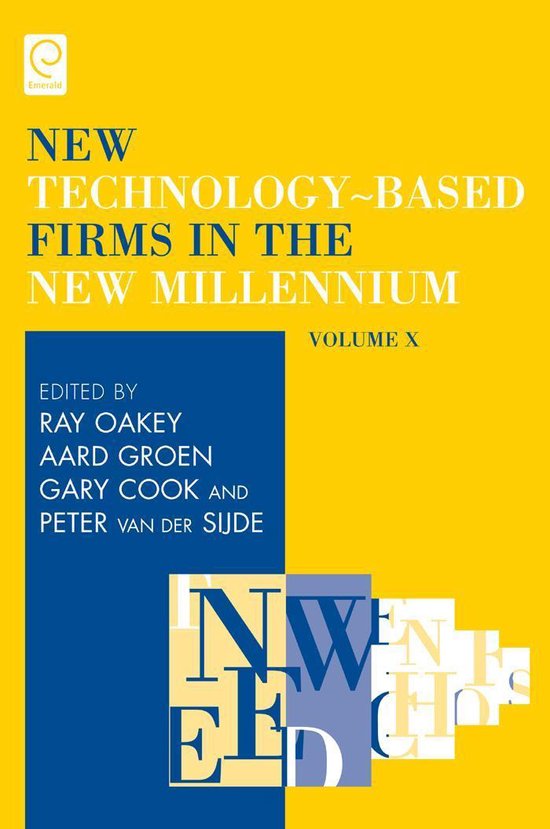 New Technology-based Firms in the New Millennium 10 - New Te ... - cover