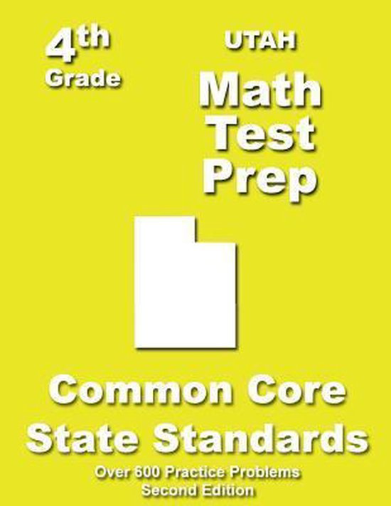 Utah 4th Grade Math Test Prep - cover