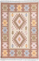 Kaira Vloerkleed - 120x180 - Donker Oranje - by Okashi Heritage