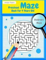 Preschool Maze Book for 4 Years Old
