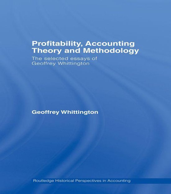 Routledge Historical Perspectives in Accounting - Profitabil ... - cover