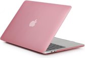 Macbook Case voor New Macbook PRO 15 inch met of zonder Touch Bar 2016 / 2017 - Hard Case - Matte Pink