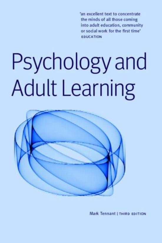Psychology & Adult Learning 3rd - cover