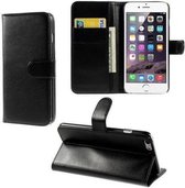 Apple iPhone 6 Plus Wallet Book Case hoesje Zwart