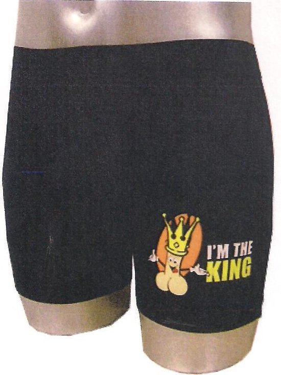 humour - boxer - je suis le roi - taille unique
