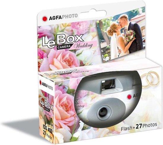 Appareil photo jetable Agfaphoto LeBox Flash avec flash 27 expositions