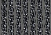 Vliegengordijn/deurgordijn transparant/zwart 90 x 220 cm - Vliegenwerend