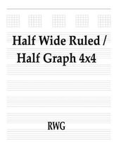 Half Wide Ruled / Half Graph 4x4