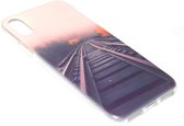 Treinspoor hoesje siliconen Geschikt voor iPhone XS / X